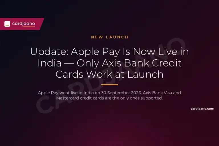 Update: Apple Pay Is Now Live in India — Only Axis Bank Credit Cards Work at Launch