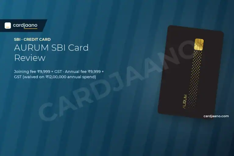 AURUM SBI Card Review