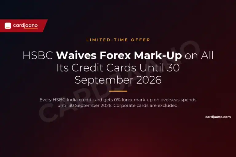 HSBC Waives Forex Mark-Up on All Its Credit Cards Until 30 September 2026