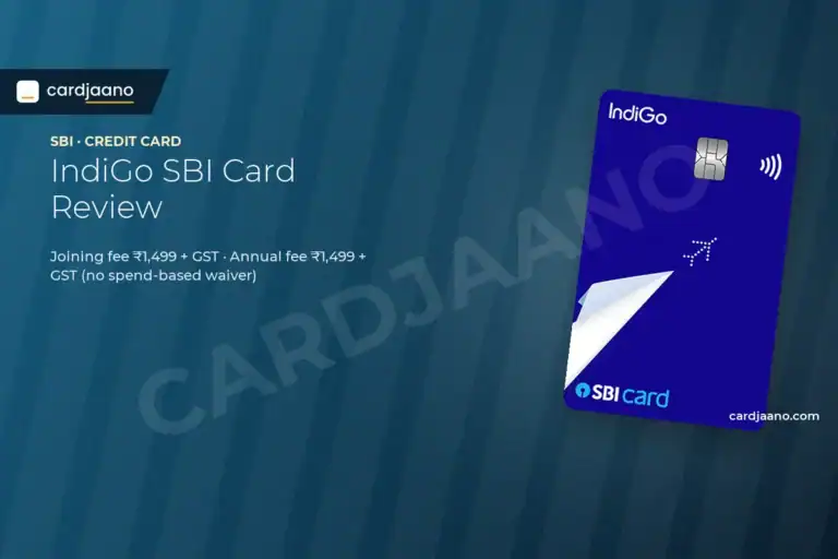 IndiGo SBI Card Review