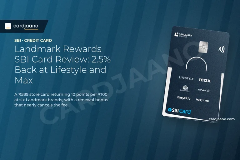 Landmark Rewards SBI Card Review