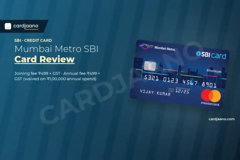 Mumbai Metro SBI Card Review