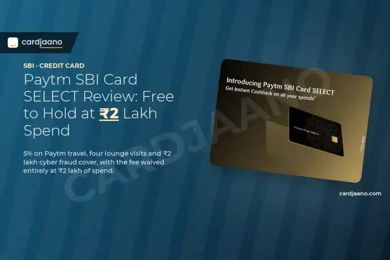 Paytm SBI Card SELECT Review