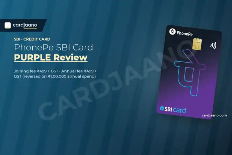 PhonePe SBI Card PURPLE Review