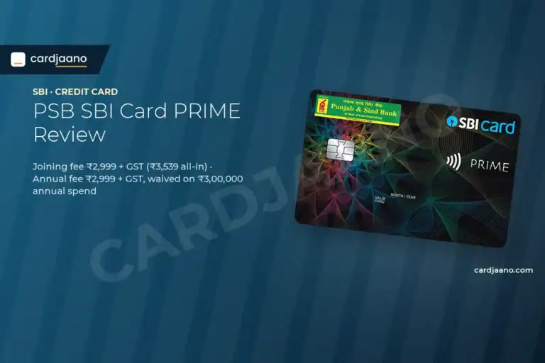PSB SBI Card PRIME Review