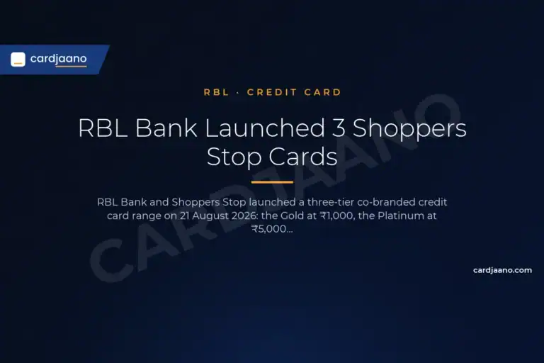 RBL Bank Launched 3 Shoppers Stop Cards
