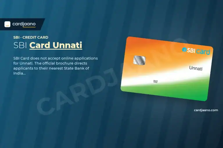 SBI Card Unnati