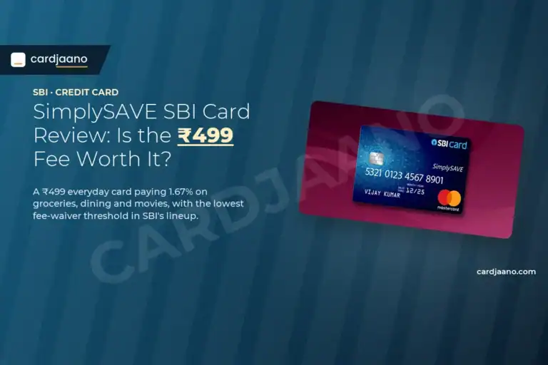 SimplySAVE SBI Card Review