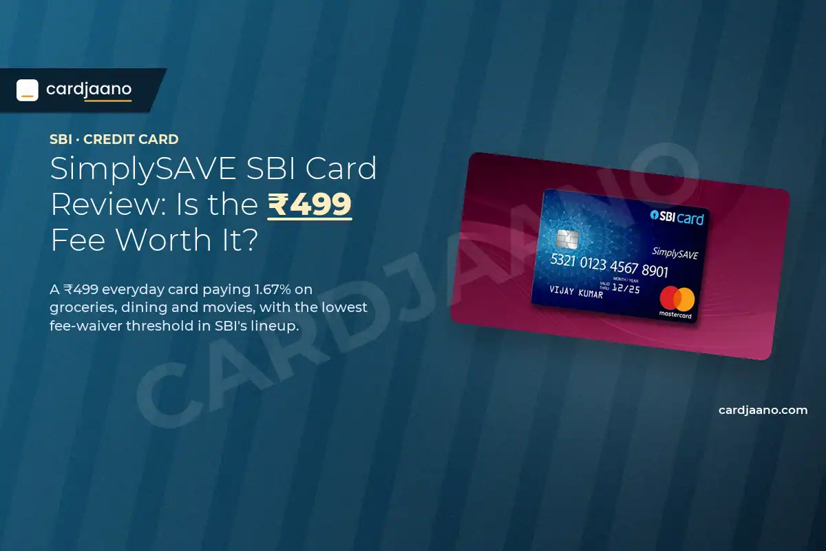 SimplySAVE SBI Card Review