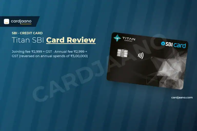 Titan SBI Card Review
