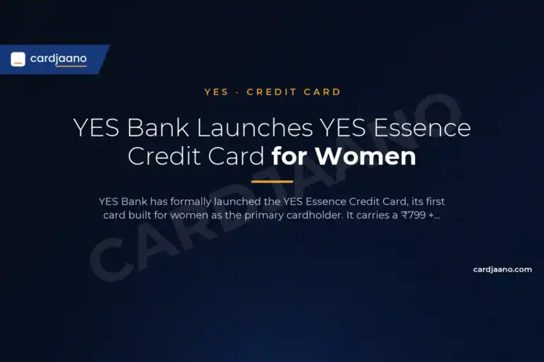YES Bank Launches YES Essence Credit Card for Women